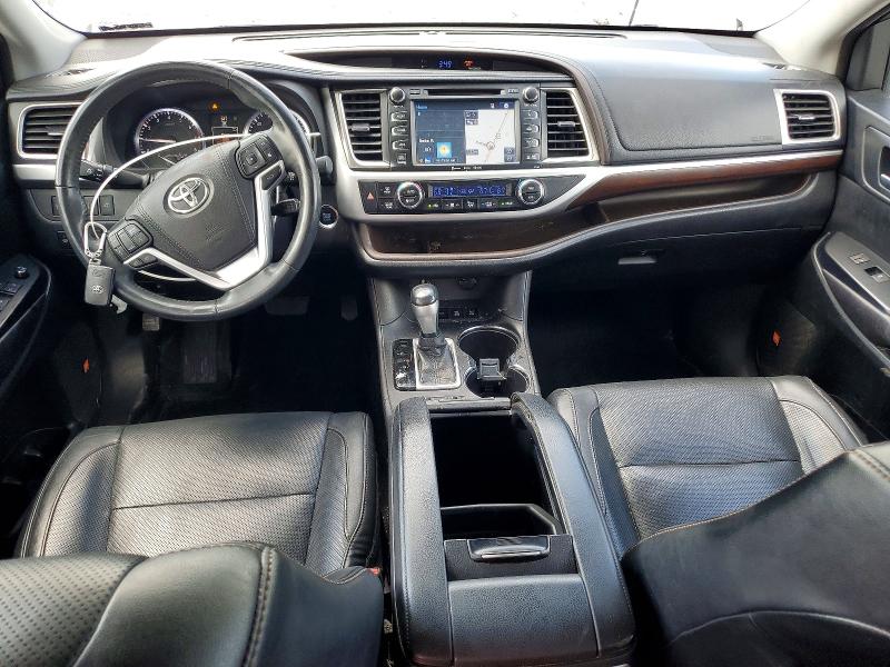 2016 Toyota Highlander VIN 5TDDKRFH1GS308041 COPART salvage auction — FRONT END, Fl - Cert Of Title Slvg Rebuildable, sold $3,750 on 2026-07-24 (photo 8)