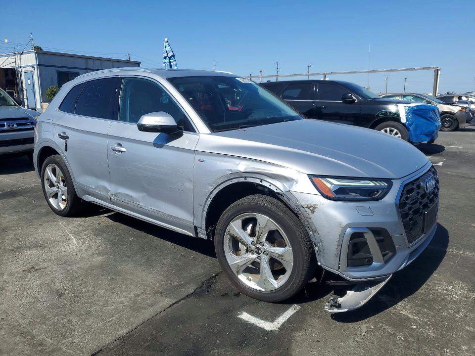2022 Audi Q5 VIN WA1FAAFY4N2013446 COPART salvage auction — SIDE, Ca - Salvage Certificate, sold $18,900 on 2026-07-08 (photo 4)