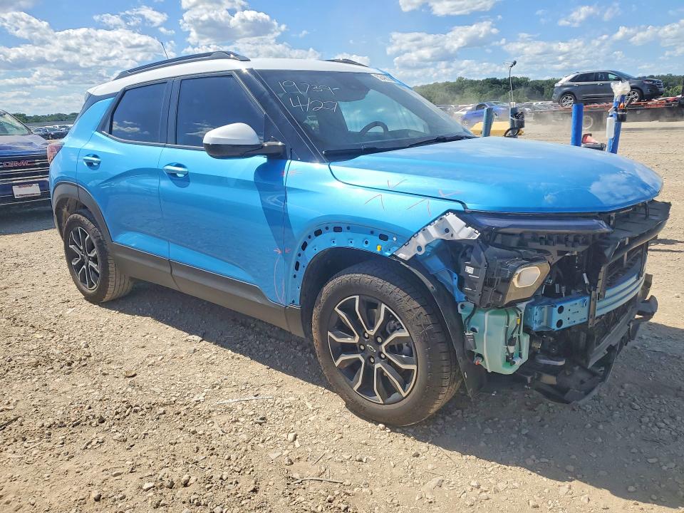 2025 Chevrolet Trailblazer VIN KL79MVSL0SB096166 COPART salvage auction — FRONT END, Mo - Salvage Certificate Of Title, sold $7,200 on 2026-07-30 (photo 4)