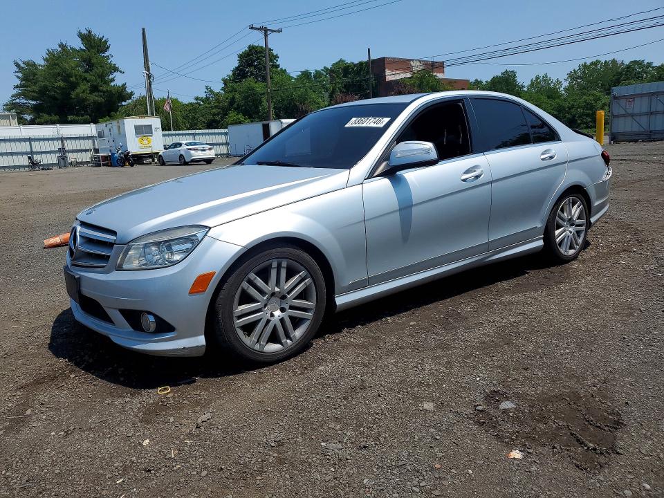 2009 Mercedes-benz C-klasse VIN WDDGF81X09F251060 COPART salvage auction — REAR END, Ct - Cert Of Title-Salvage, sold $475 on 2026-07-10 (photo 1)