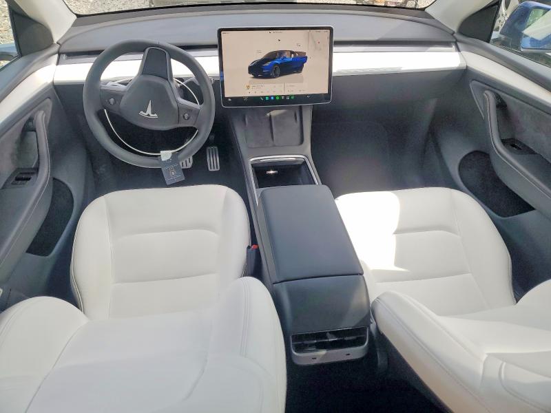 2025 Tesla Model y VIN 7SAYGDEF6SA352748 COPART salvage auction — REAR END, Ma - Cert Of Title-Salvage, sold $13,300 on 2026-07-09 (photo 8)