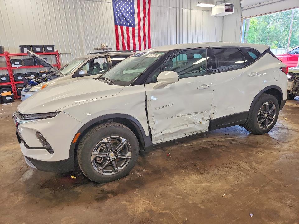 2025 Chevrolet Blazer VIN 3GNKBHR46SS229695 COPART salvage auction — SIDE, Fl - Cert Of Title Slvg Rebuildable, sold $14,500 on 2026-07-23 (photo 1)