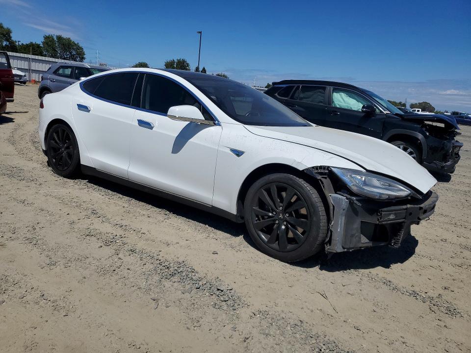 2013 Tesla VIN 5YJSA1CN7DFP24732 COPART salvage auction — FRONT END, Ca - Salvage Certificate, sold $3,100 on 2026-07-16 (photo 4)