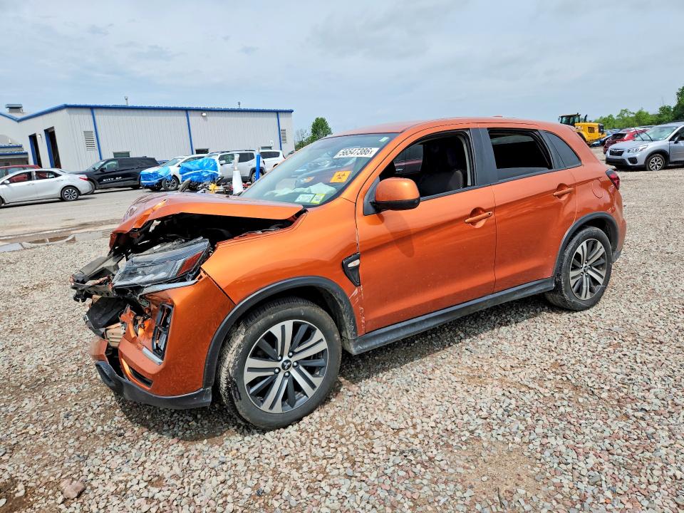 2021 Mitsubishi VIN JA4ARUAU0MU004805 COPART salvage auction — FRONT END, Ny - Mv-907A Salvage Certificate, sold $625 on 2026-07-20 (photo 1)