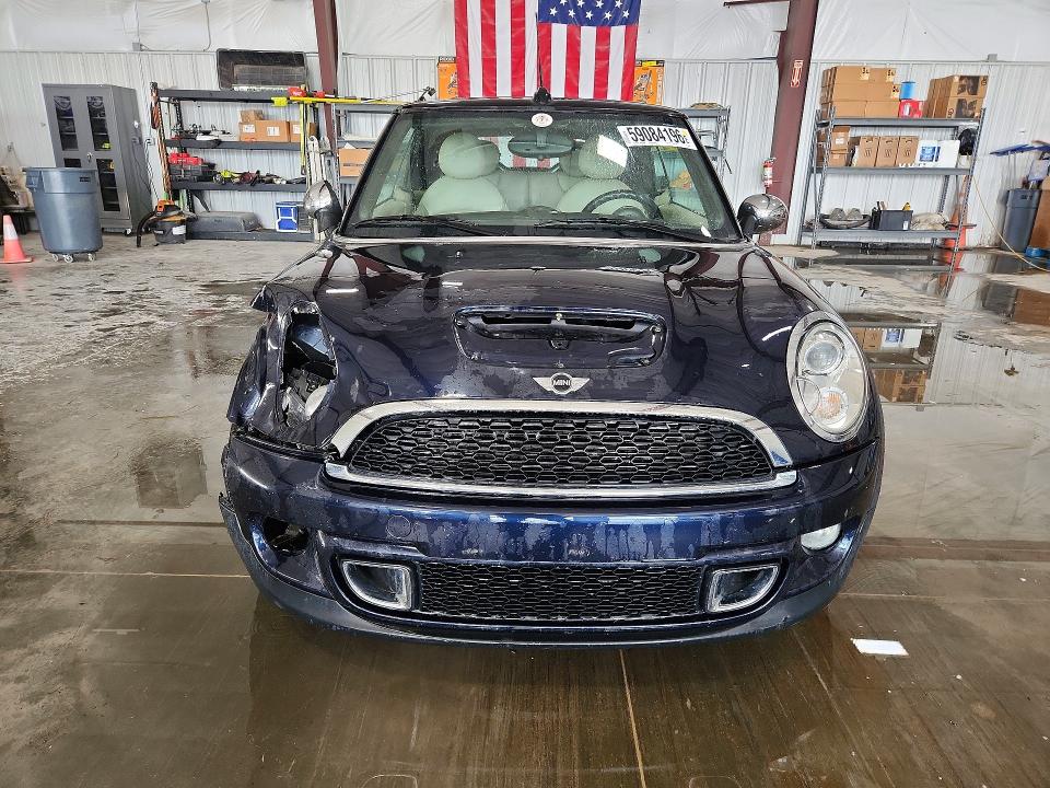 2013 Mini Cooper VIN WMWZP3C52DT550507 COPART salvage auction — FRONT END, Il - Salvage Certificate, sold $1,250 on 2026-08-05 (photo 5)