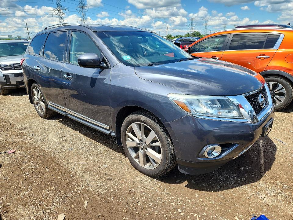 2013 Nissan VIN 5N1AR2MM4DC643034 COPART salvage auction — FRONT END, Il - Certificate Of Title, sold $1,000 on 2026-07-09 (photo 4)