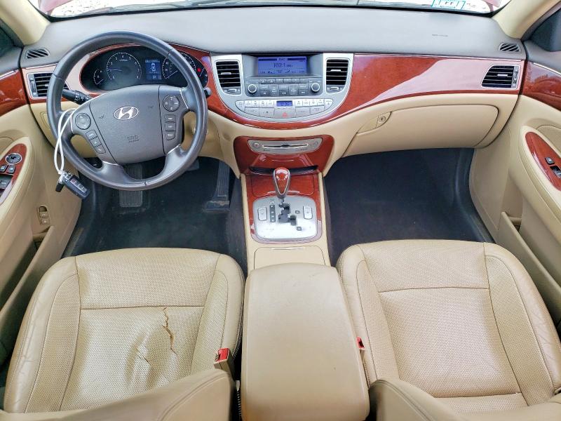2012 Hyundai Genesis VIN KMHGC4DD7CU193153 COPART salvage auction — SIDE, MA - CERT OF TITLE-RECONSTRCTD COLL, sold $675 on 2026-07-15 (photo 8)