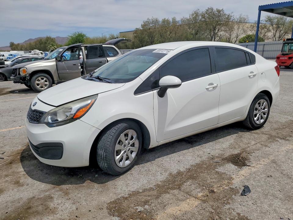 2013 Kia Rio VIN KNADM4A30D6293579 COPART salvage auction — VANDALISM, Nv - Salvage Title, sold $500 on 2026-07-30 (photo 1)