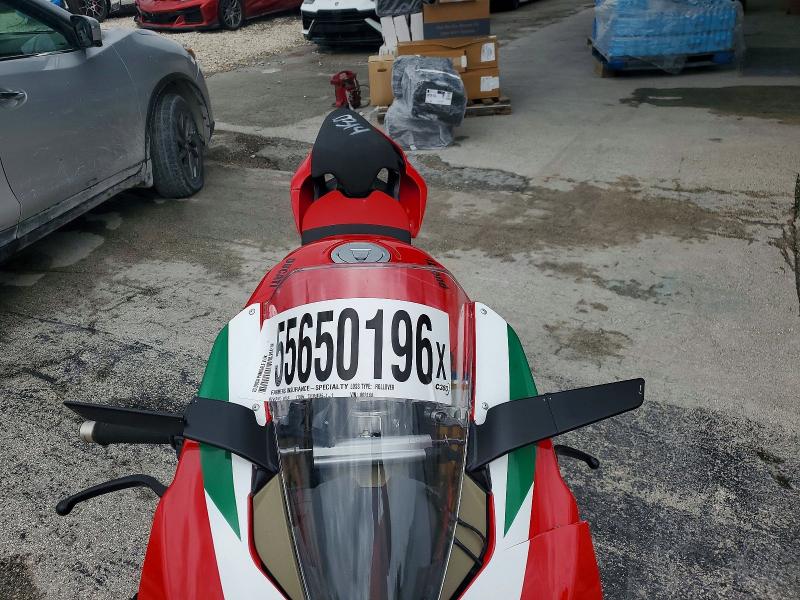 2023 Ducati VIN ZDMDAGWW7PB003144 COPART salvage auction — ROLLOVER, Fl - Certificate Of Destruction, sold $13,000 on 2026-07-09 (photo 5)