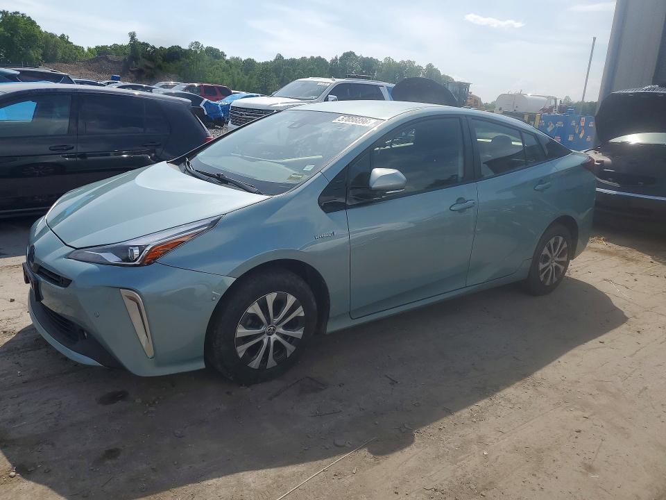 2019 Toyota Prius VIN JTDL9RFU3K3010413 COPART salvage auction — NORMAL WEAR, Fl - Certificate Of Title (P), sold $3,900 on 2026-07-29 (photo 1)