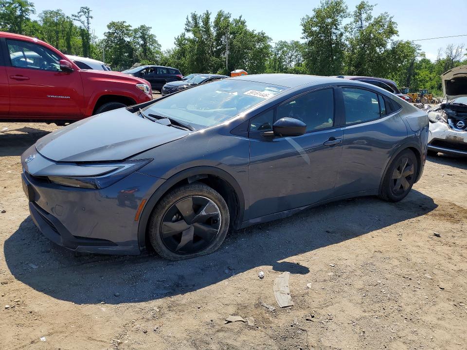 2024 Toyota Prius VIN JTDACAAUXR3026376 COPART salvage auction — FRONT END, Fl - Certificate Of Destruction, sold $7,000 on 2026-07-09 (photo 1)