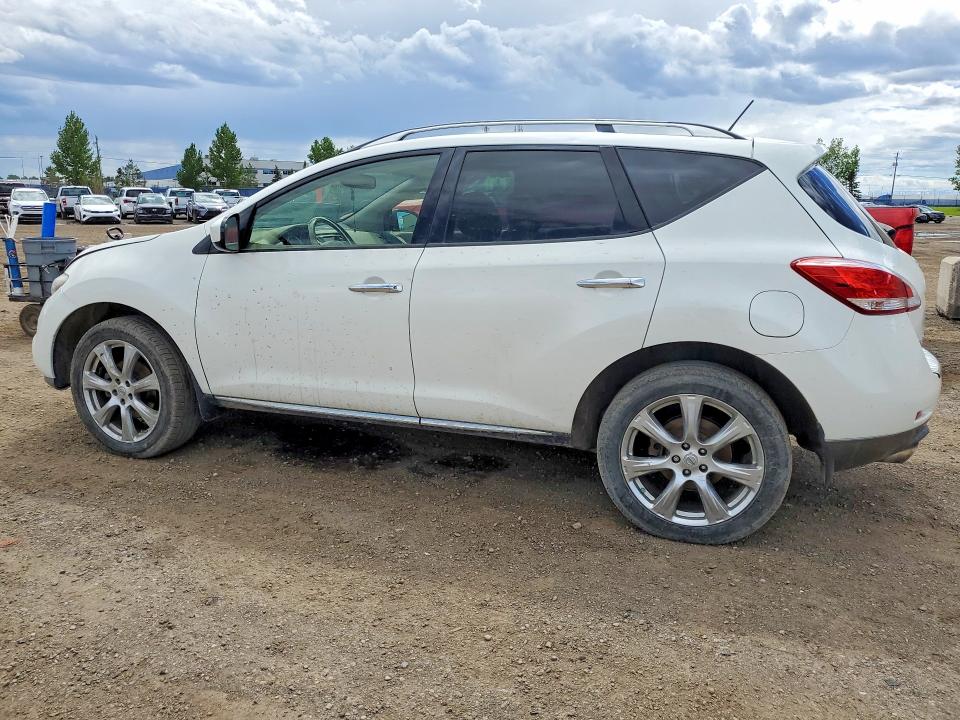 2014 Nissan Murano VIN JN8AZ1MW7EW505363 COPART salvage auction — HAIL, Ab - Bos - Active, sold $1,350 on 2026-07-03 (photo 2)