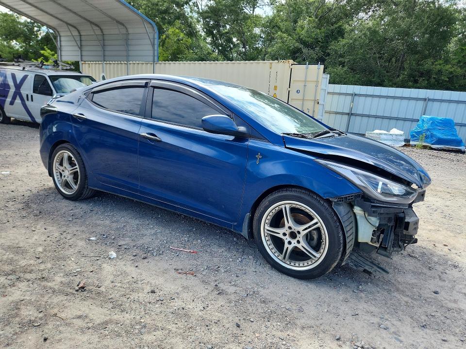 2016 Hyundai VIN KMHDH4AE0GU484259 COPART salvage auction — FRONT END, GA - CERT OF TITLE-SALVAGE, sold $1,350 on 2026-07-27 (photo 4)