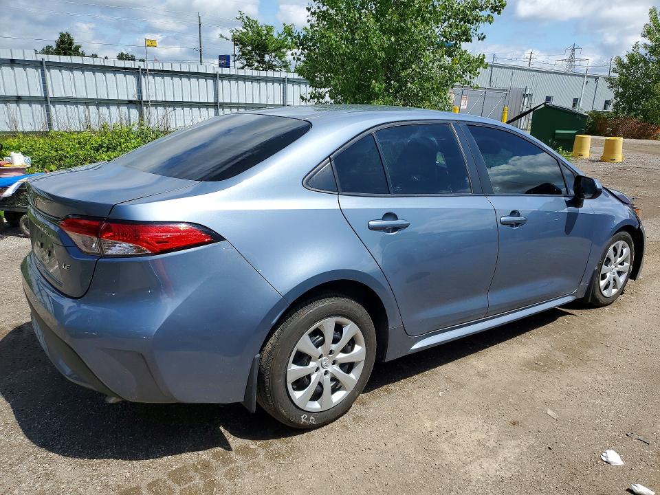 2020 Toyota Corolla VIN 5YFBPRBE3LP121908 COPART salvage auction — UNDERCARRIAGE, On - Permit Salvage, sold $3,200 on 2026-07-30 (photo 3)