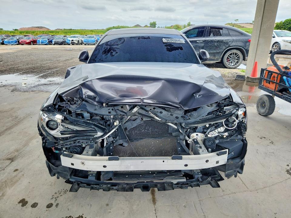 2019 Alfa romeo Giulia VIN ZARFAMANXK7599319 COPART salvage auction — FRONT END, Fl - Certificate Of Destruction, sold $2,950 on 2026-07-30 (photo 5)