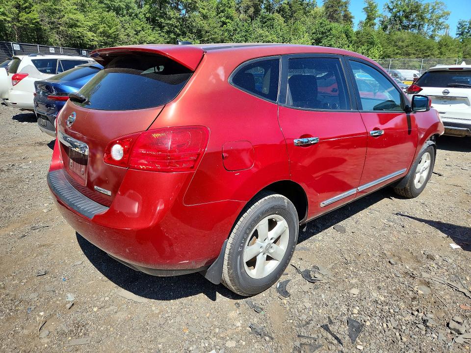 2013 Nissan Rogue VIN JN8AS5MT9DW024434 COPART salvage auction — FRONT END, Md - Cert Of Salvage > 75% Damage, sold $375 on 2026-07-17 (photo 3)