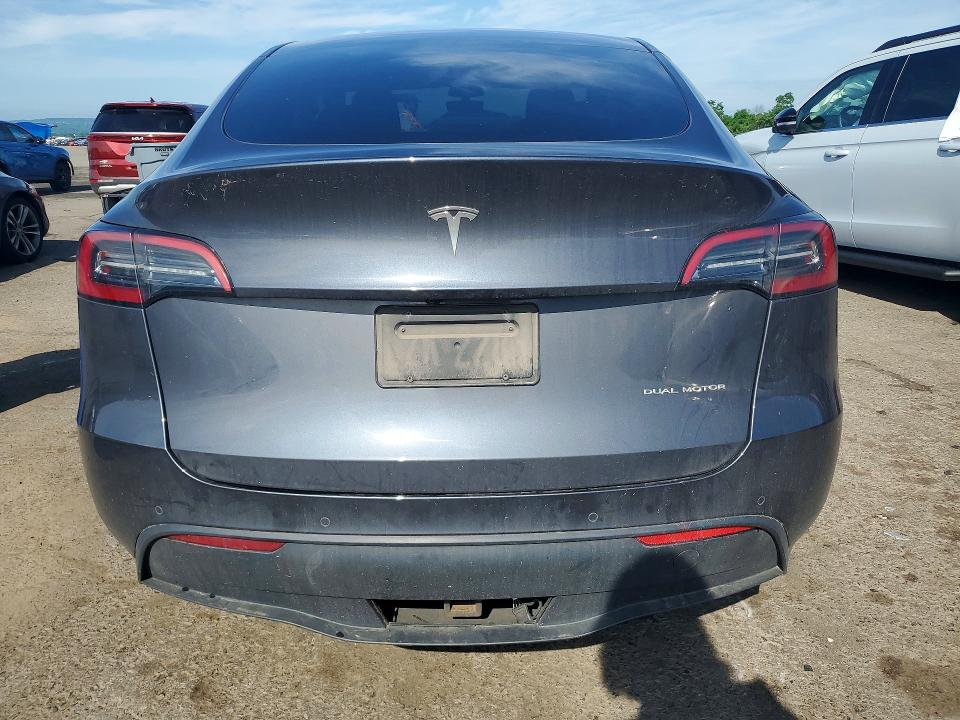 2022 Tesla Model y VIN 7SAYGDEE7NF357438 COPART salvage auction — FRONT END, Pa - Certificate Of Salvage, sold $7,000 on 2026-07-24 (photo 6)