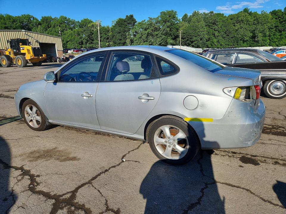 2007 Hyundai Elantra VIN KMHDU46D27U130013 COPART salvage auction — REAR END, Ny - Mv-907A Salvage Certificate, sold $900 on 2026-07-09 (photo 2)