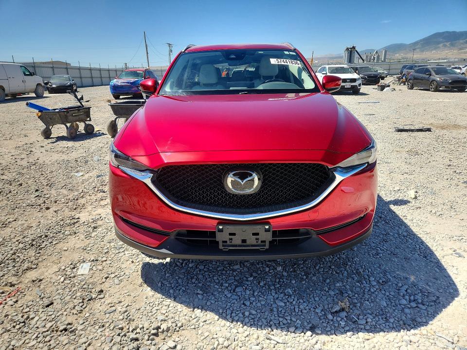 2021 Mazda VIN JM3KFBDM9M1458420 COPART salvage auction — SIDE, Ut - Salvage Certificate, sold $9,200 on 2026-07-31 (photo 5)