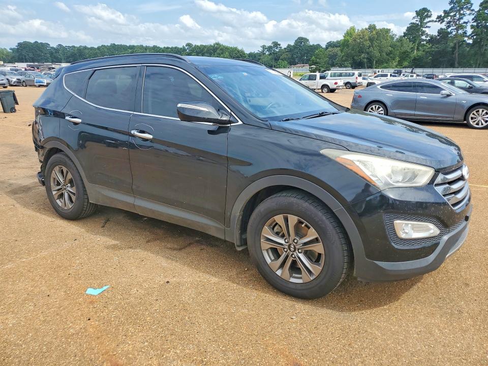 2015 Hyundai Santa fe VIN 5XYZU3LB3FG276458 COPART salvage auction — REAR END, Tx - Salvage Vehicle Title, sold $2,750 on 2026-07-13 (photo 4)