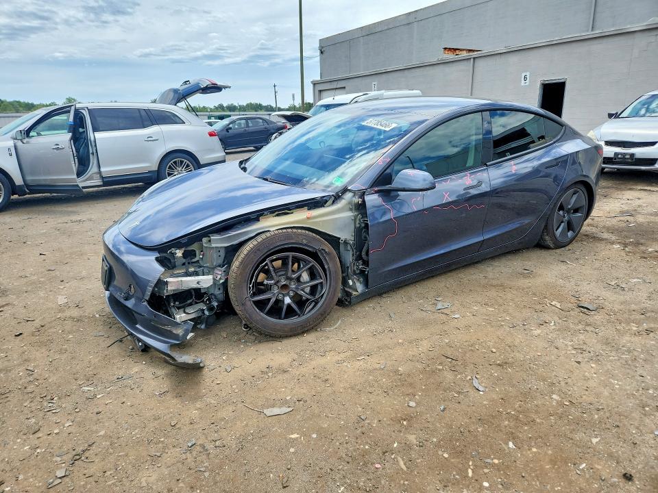 2021 Tesla VIN 5YJ3E1EA2MF859376 COPART salvage auction — FRONT END, Va - Cert Of Title - Salvage, sold $4,150 on 2026-07-15 (photo 1)