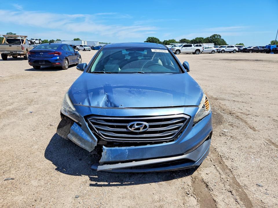 2017 Hyundai Sonata VIN 5NPE34AF3HH571035 COPART salvage auction — FRONT END, FL - CERT OF TITLE SLVG REBUILDABLE (P), sold $575 on 2026-07-02 (photo 5)
