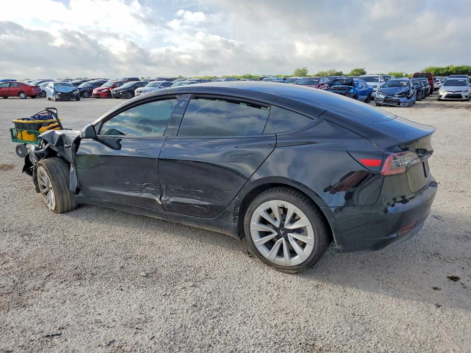 2021 Tesla Model 3 VIN 5YJ3E1EA7MF064467 COPART salvage auction — FRONT END, TX - SALVAGE VEHICLE TITLE (P), sold $4,000 on 2026-07-16 (photo 2)