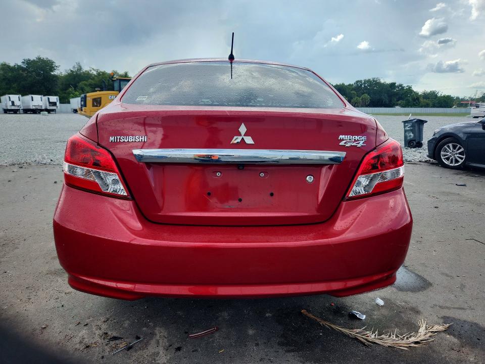 2018 Mitsubishi Mirage VIN ML32F3FJ1JHF06146 COPART salvage auction — FRONT END, FL - CERT OF TITLE SLVG REBUILDABLE, sold $450 on 2026-07-22 (photo 6)