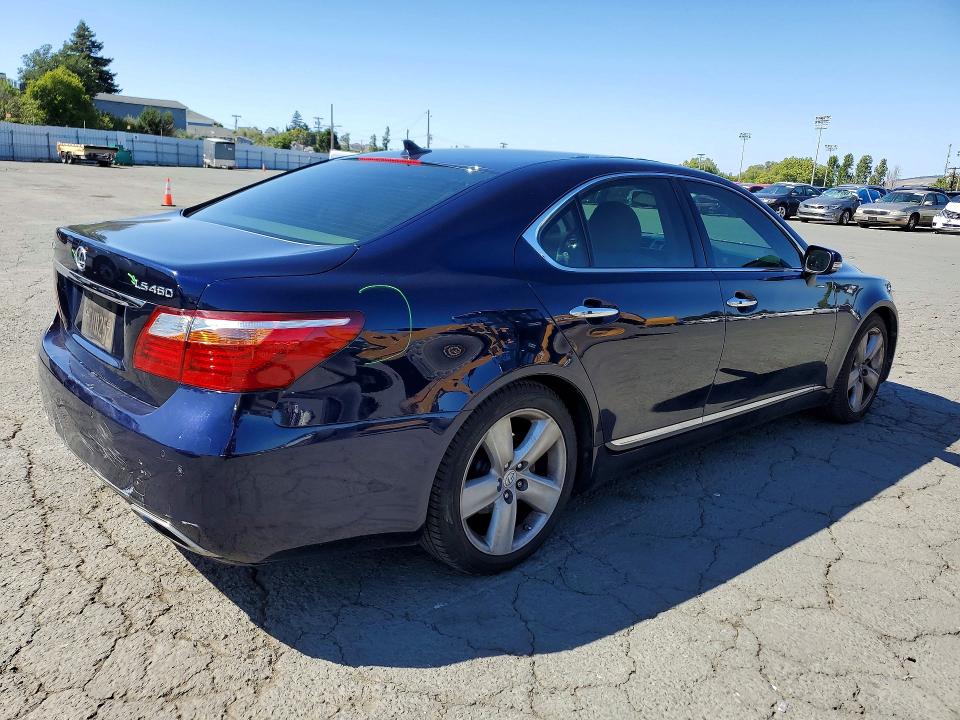 2010 Lexus Ls 460 VIN JTHBL5EF3A5094985 COPART salvage auction — REAR END, CA - SALVAGE CERTIFICATE, sold $4,950 on 2026-07-10 (photo 3)