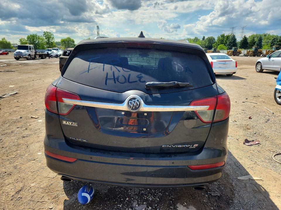 2018 Buick Envision VIN LRBFX3SX9JD001593 COPART salvage auction — BURN, IL - SALVAGE CERTIFICATE, sold $2,500 on 2026-07-28 (photo 6)