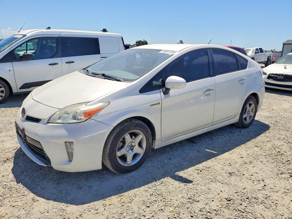 2013 Toyota Prius VIN JTDKN3DU4D5599132 COPART salvage auction — MECHANICAL, CA - SALVAGE CERTIFICATE, sold $3,850 on 2026-07-14 (photo 1)