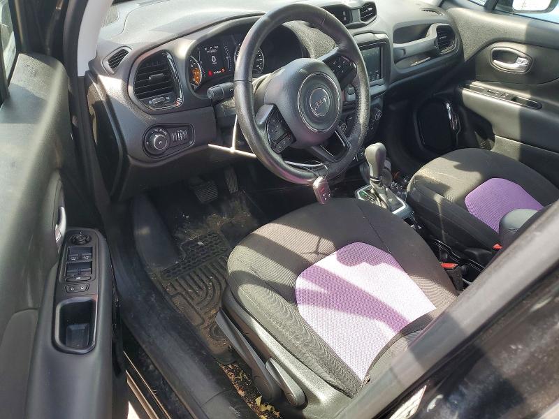 2018 Jeep Renegade VIN ZACCJBBBXJPH73610 COPART salvage auction — FRONT END, Mn - Cert Of Title-Prior Salvage, sold $1,600 on 2026-08-18 (photo 8)