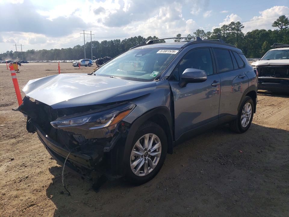 2024 Toyota Corolla cross VIN 7MUCAAAG6RV078939 COPART salvage auction — FRONT END, La - Cert Of Title-Salvage, sold $125 on 2026-07-24 (photo 1)