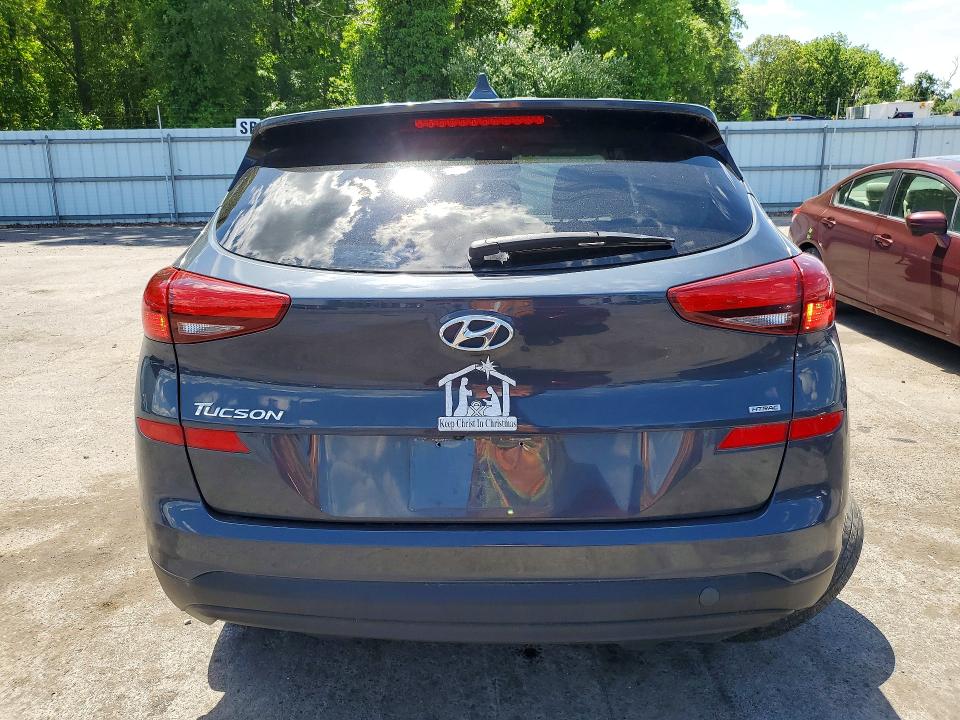 2021 Hyundai Tucson VIN KM8J2CA41MU374869 COPART salvage auction — REAR END, Nj - Cert Of Title-Salvage, sold $3,600 on 2026-07-21 (photo 6)