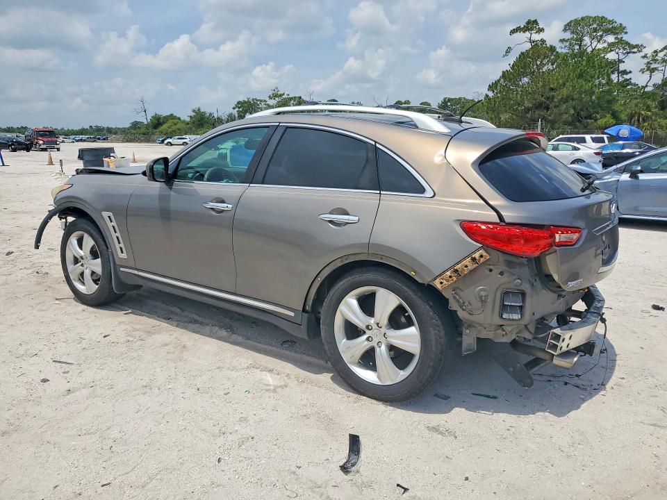 2010 Infiniti Fx35 VIN JN8AS1MU8AM801694 COPART salvage auction — FRONT END, Fl - Cert Of Title Slvg Rebuildable, sold $700 on 2026-07-08 (photo 2)