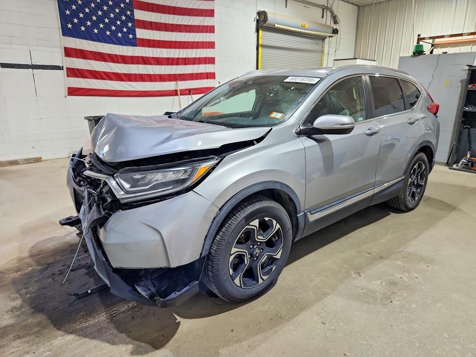 2018 Honda Cr-v VIN 7FARW2H90JE099656 COPART salvage auction — FRONT END, Nh - Cert Of Title-Salvage, sold $4,950 on 2026-07-14 (photo 1)