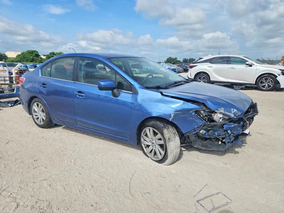 2016 Subaru Impreza VIN JF1GJAB64GH021390 COPART salvage auction — FRONT END, FL - CERT OF TITLE SLVG REBUILDABLE, sold $250 on 2026-07-02 (photo 4)