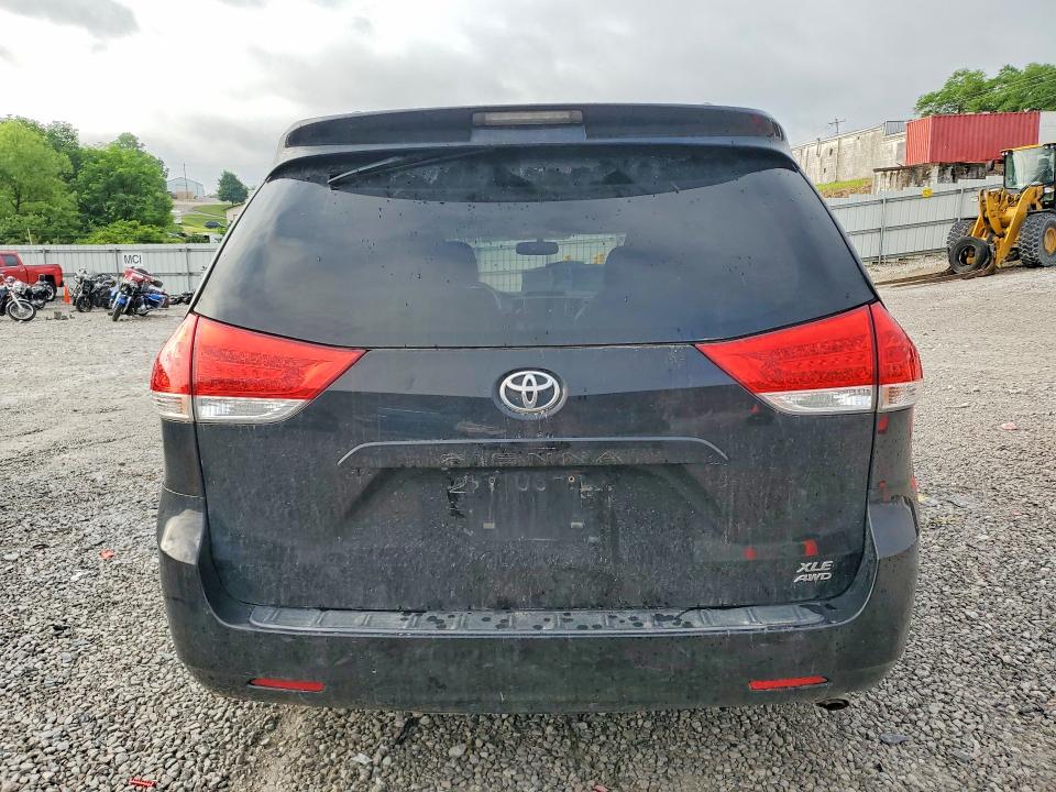 2011 Toyota Sienna VIN 5TDDK3DC6BS028466 COPART salvage auction — FRONT END, KY - CERT OF TITLE-SALVAGE, sold $2,700 on 2026-07-31 (photo 6)