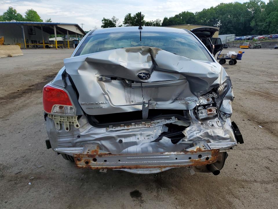 2013 Subaru Impreza VIN JF1GJAC60DH030257 COPART salvage auction — REAR END, Ny - Mv-907A Salvage Certificate, sold $450 on 2026-07-16 (photo 6)