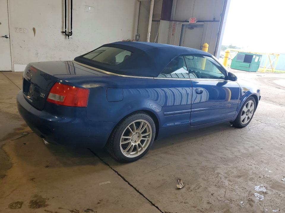 2005 Audi A4 quattro VIN WAUDT48H25K006157 COPART salvage auction — FRONT END, Pa - Certificate Of Salvage, sold $400 on 2026-07-02 (photo 3)