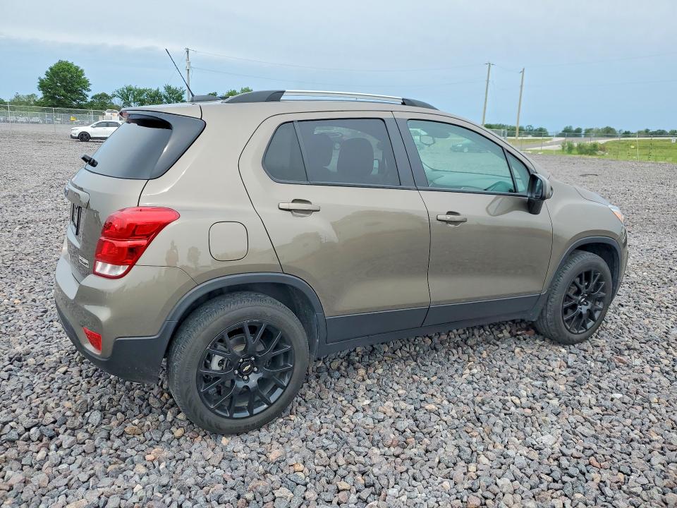 2022 Chevrolet VIN KL7CJPSM0NB516483 COPART salvage auction — HAIL, Ia - Cert Of Title-Salvage Title, sold $4,550 on 2026-07-28 (photo 3)