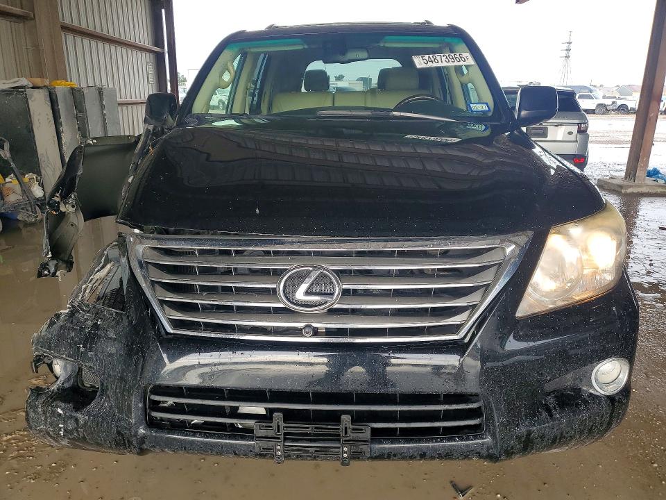 2010 Lexus Lx VIN JTJHY7AX4A4054926 COPART salvage auction — FRONT END, Tx - Salvage Vehicle Title, sold $14,200 on 2026-07-10 (photo 5)