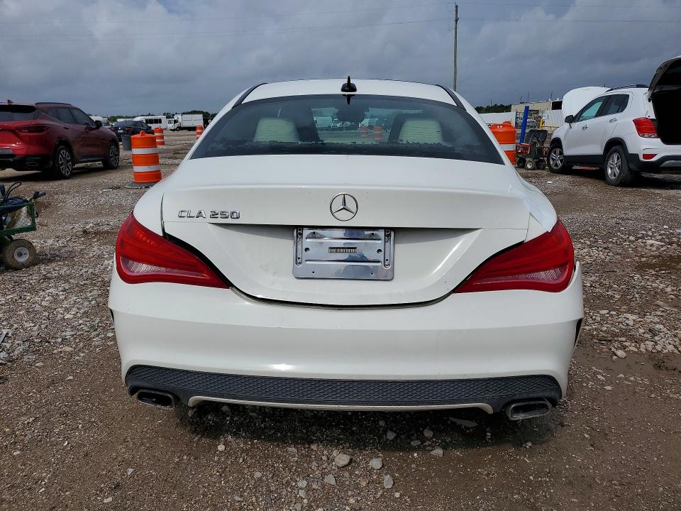 2016 Mercedes-benz Cla-klasse VIN WDDSJ4EB2GN357321 COPART salvage auction — SIDE, Tx - Salvage Vehicle Title, sold $2,900 on 2026-08-01 (photo 6)