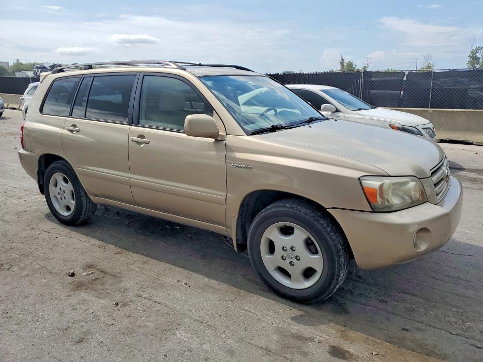 2005 Toyota Highlander VIN JTEDP21A450051939 COPART salvage auction — MINOR DENT/SCRATCHES, Fl - Certificate Of Title, sold $700 on 2026-07-30 (photo 4)