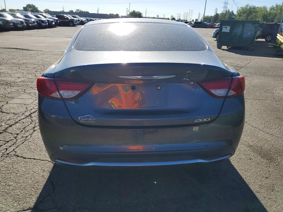2015 Chrysler 200 VIN 1C3CCCAB7FN502803 COPART salvage auction — FRONT END, Co - Public - Salvage Title, sold $400 on 2026-07-21 (photo 6)