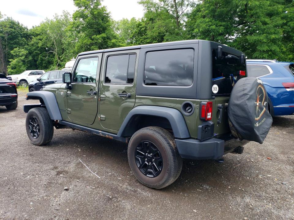 2016 Jeep Wrangler / VIN 1C4BJWDG3GL107939 COPART salvage auction — FRONT END, NJ - CERT OF TITLE W/SALVAGE HISTOR, sold $7,800 on 2026-07-28 (photo 2)