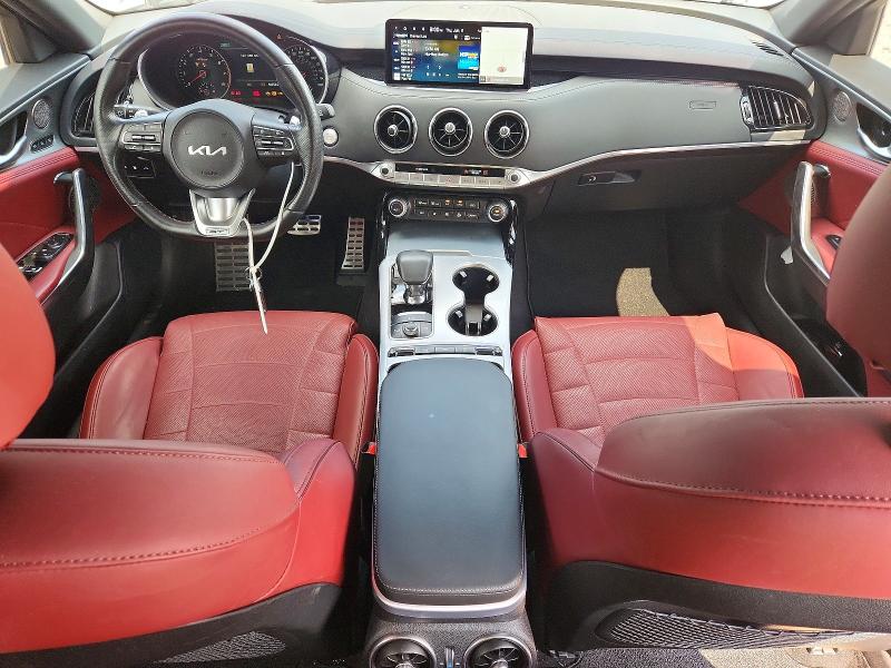 2023 Kia Stinger VIN KNAE55LC4P6130622 COPART salvage auction — FRONT END, GA - CERT OF TITLE-SALVAGE (P), sold $2,050 on 2026-07-30 (photo 8)