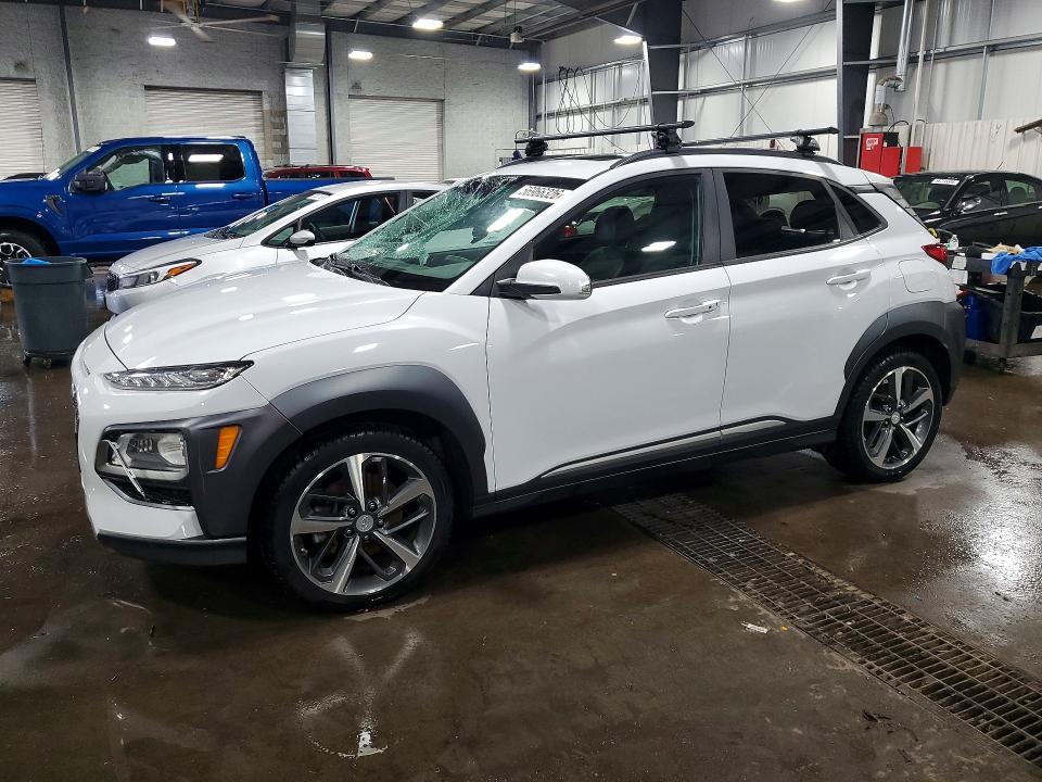 2020 Hyundai Kona VIN KM8K3CA53LU396316 COPART salvage auction — REAR END, Mn - Cert Of Title-Salvage, sold $300 on 2026-07-28 (photo 1)