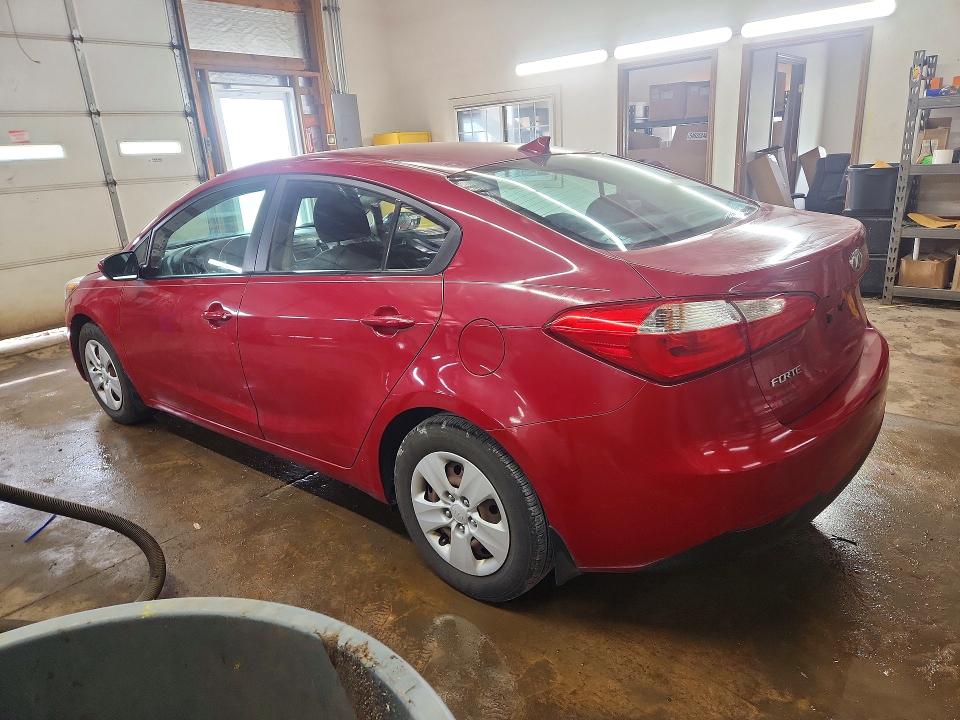 2016 Kia Forte VIN KNAFK4A6XG5474823 COPART salvage auction — FRONT END, Il - Salvage Certificate, sold $550 on 2026-07-13 (photo 2)
