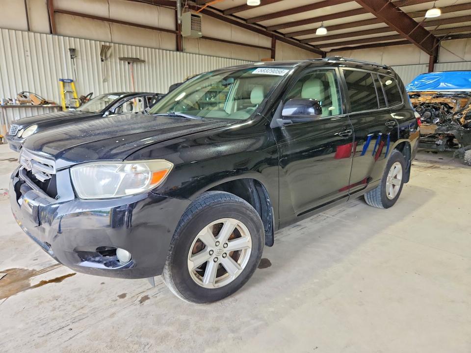 2010 Toyota Highlander VIN 5TDJK3EH6AS011050 COPART salvage auction — FRONT END, Pa - Certificate Of Salvage, sold $2,050 on 2026-07-10 (photo 1)